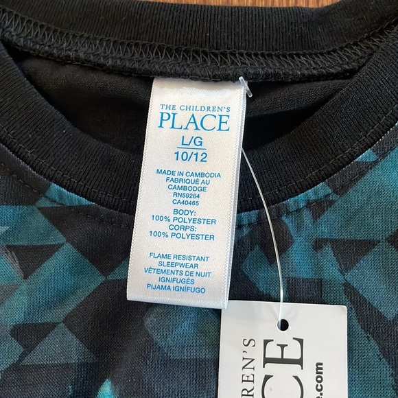 NWT boys dinosaur print 2 piece short set sleeveless top / T-shirt size L 10/12 - Picture 4 of 11